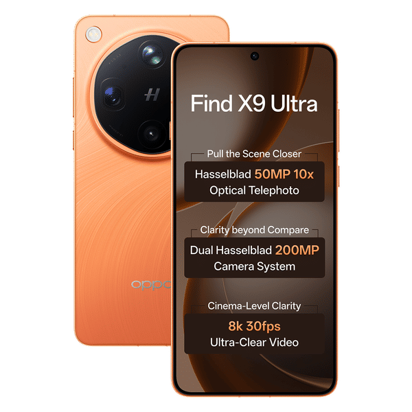 Buy oppo Find X9 Ultra 5G (12GB RAM, 512GB, Canyon Orange) Online